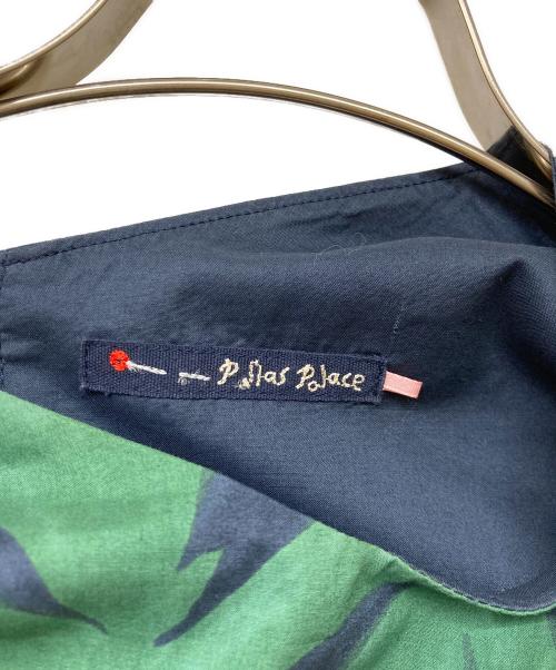Pal'las Palace（パラスパレス）PAL'LAS PALACE (パラスパレス) 山藤プリントノースリーブワンピース マルチカラー サイズ:Freeの古着・服飾アイテム