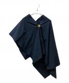 HARUNOBUMURATAハルノブ ムラタ）の古着「26SS NORIN ASYMMETRY SHIRT」｜ネイビー