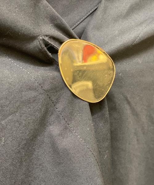 HARUNOBUMURATA（ハルノブ ムラタ）HARUNOBUMURATA (ハルノブ ムラタ) 26SS NORIN ASYMMETRY SHIRT ネイビー サイズ:36の古着・服飾アイテム