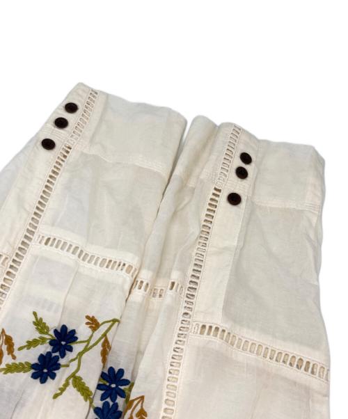 TODAYFUL（トゥデイフル）TODAYFUL (トゥデイフル) 25SS Embroidery Patchwork Shirts/エンブロイダリー パッチワーク シャツ アイボリー サイズ:Freeの古着・服飾アイテム