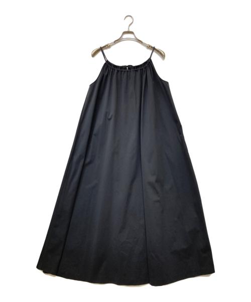 CABAN（キャバン）CABAN (キャバン) コンパクトストレッチ ギャザーワンピース ブラック サイズ:Freeの古着・服飾アイテム