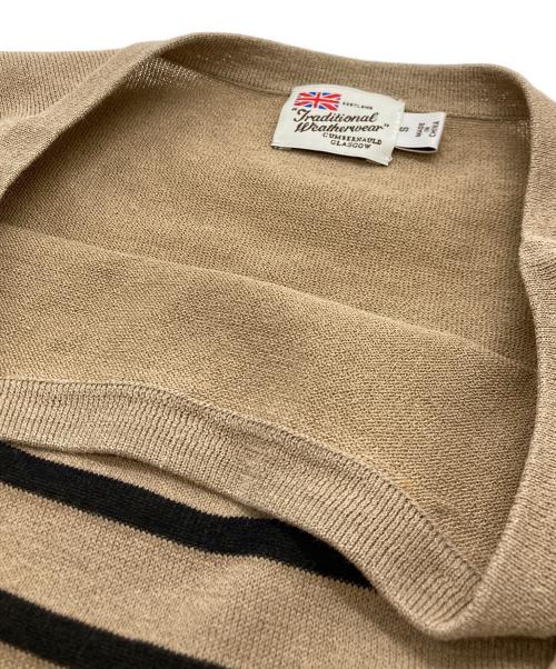 Traditional Weatherwear（トラディショナルウェザーウェア）Traditional Weatherwear (トラディショナルウェザーウェア) LYNE KNIT（リンニット） ブラウン サイズ:SIZE Sの古着・服飾アイテム