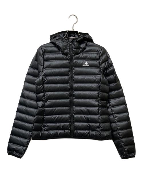 adidas（アディダス）adidas (アディダス) VARILITE ライトダウン パーカー ブラック サイズ:Mの古着・服飾アイテム
