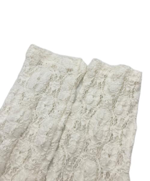 MACPHEE（マカフィー）MACPHEE (マカフィー) コットンナイロンレース クルーネックプルオーバー ホワイト サイズ:sizeSの古着・服飾アイテム