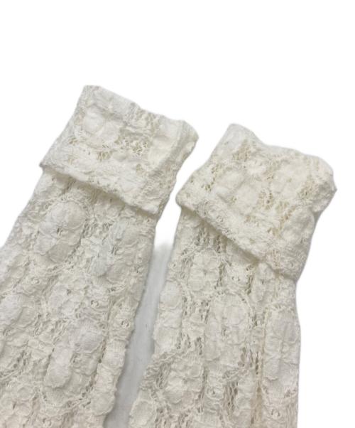 MACPHEE（マカフィー）MACPHEE (マカフィー) コットンナイロンレース クルーネックプルオーバー ホワイト サイズ:sizeSの古着・服飾アイテム