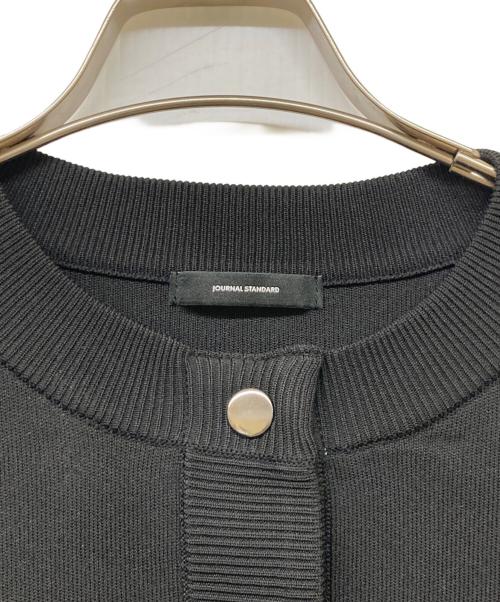JOURNAL STANDARD（ジャーナルスタンダード）JOURNAL STANDARD (ジャーナルスタンダード) ウォッシャブルバナナスリーブカーディガン ブラック サイズ:FREEの古着・服飾アイテム