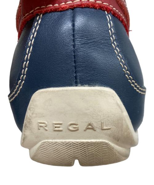 REGAL（リーガル）REGAL (リーガル) トリコロールデッキシューズ ホワイト×ネイビー×レッド サイズ:SIZE26㎝の古着・服飾アイテム