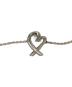 中古・古着 TIFFANY & Co. (ティファニー) ラビングハートネックレス シルバー：9000円