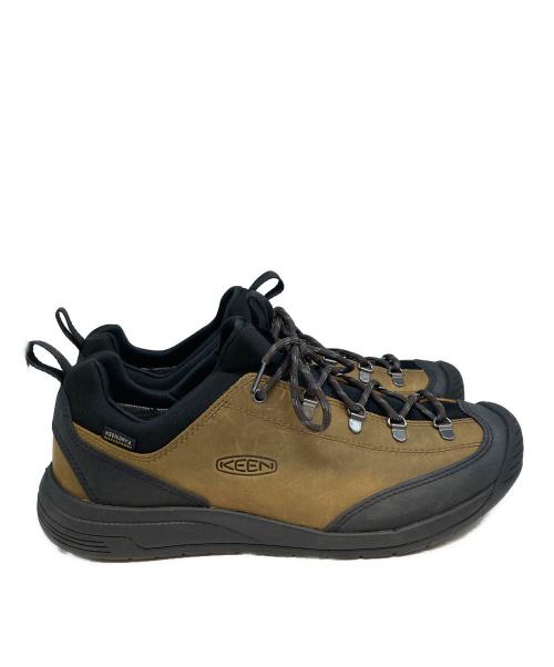 KEEN（キーン）KEEN (キーン) JASPER II MOC WP BISON(ジャスパー ツー モック ウォータープルーフ バイソン) ベージュ×ブラック サイズ:27.5ｃｍの古着・服飾アイテム
