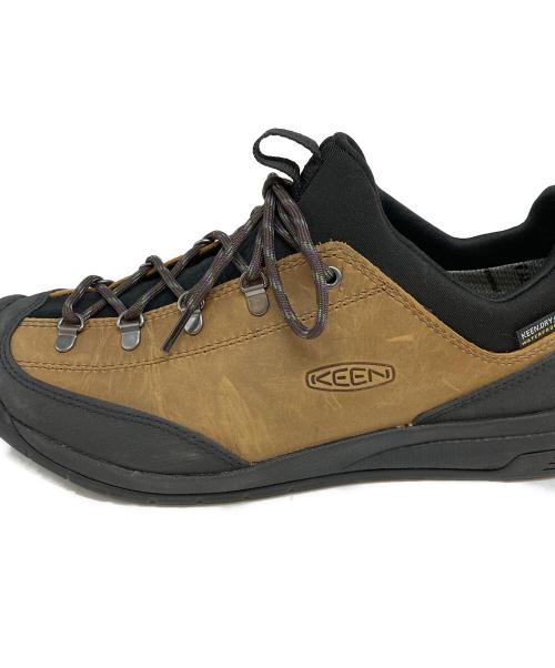 KEEN（キーン）KEEN (キーン) JASPER II MOC WP BISON(ジャスパー ツー モック ウォータープルーフ バイソン) ベージュ×ブラック サイズ:27.5ｃｍの古着・服飾アイテム