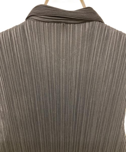 PLEATS PLEASE（プリーツプリーズ）PLEATS PLEASE (プリーツプリーズ) プリーツジップベスト ブラック サイズ:SIZE Lの古着・服飾アイテム