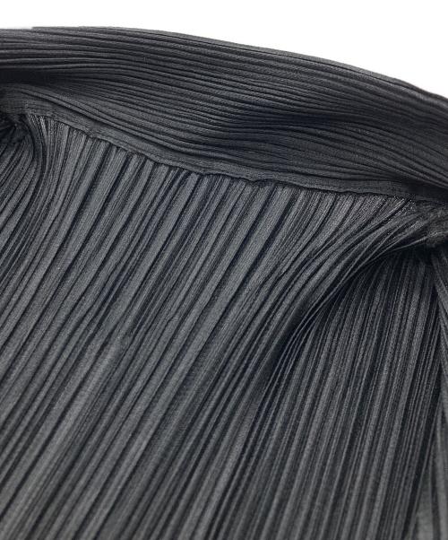 PLEATS PLEASE（プリーツプリーズ）PLEATS PLEASE (プリーツプリーズ) プリーツジップベスト ブラック サイズ:SIZE Lの古着・服飾アイテム