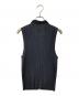PLEATS PLEASE (プリーツプリーズ) プリーツジップベスト ブラック サイズ:SIZE L：10000円