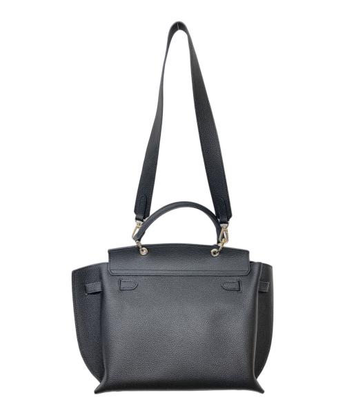JISTORY（ジストリー）JISTORY (ジストリー) SQUARE BELT HANDLE BAG（スクエア ベルト ハンドル バッグ） ブラックの古着・服飾アイテム