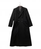 SHAREEFシャリーフ）の古着「20AW DOUBLE LONG COAT/ダブルロングコート」｜ブラック