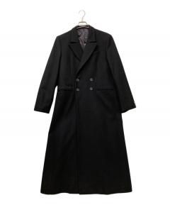 MM6 メゾンマルジェラ ガウンコートラップコート ブラック 38 中古・古着通販】MM6 Maison Margiela 19AW MM6 docking Check wrap