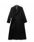 SHAREEF（シャリーフ）の古着「20AW DOUBLE LONG COAT/ダブルロングコート」｜ブラック