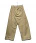 STUDIO NICHOLSON (スタジオ ニコルソン) ボリュームプリーツパンツ ベージュ サイズ:sizeS：13000円