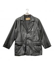 BRAEFAIR LEATHER（ブレアフェア レザー）の古着「レザージャケット」｜ブラック