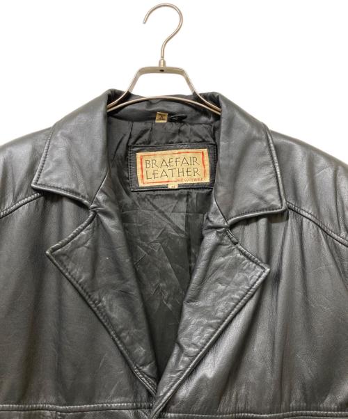 BRAEFAIR LEATHER（ブレアフェア レザー）BRAEFAIR LEATHER (ブレアフェア レザー) レザージャケット ブラック サイズ:sizeMの古着・服飾アイテム