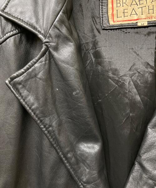 BRAEFAIR LEATHER（ブレアフェア レザー）BRAEFAIR LEATHER (ブレアフェア レザー) レザージャケット ブラック サイズ:sizeMの古着・服飾アイテム