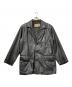 BRAEFAIR LEATHER（ブレアフェア レザー）の古着「レザージャケット」｜ブラック