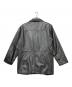 BRAEFAIR LEATHER (ブレアフェア レザー) レザージャケット ブラック サイズ:sizeM：5000円