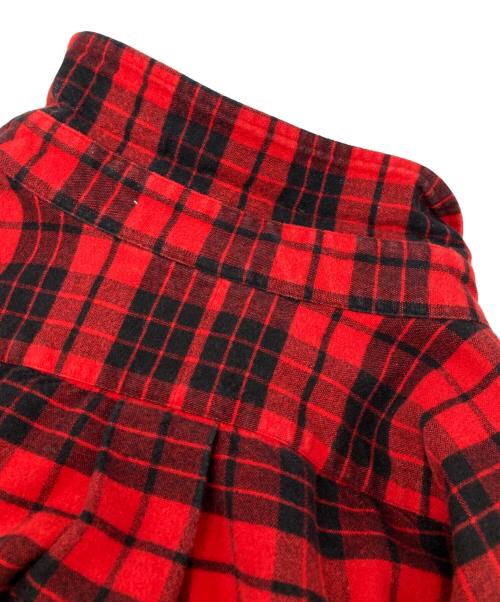 RALPH LAUREN（ラルフローレン）RALPH LAUREN (ラルフローレン) BLAKE ハウスチェックボタンダウンシャツ レッド×ブラック サイズ:SIZEXXLの古着・服飾アイテム