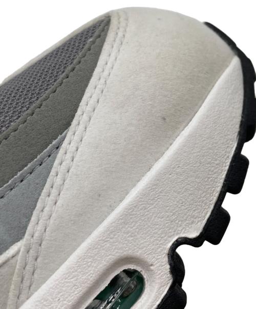 NIKE（ナイキ）NIKE WMNS AIR MAX 95 BIG BUBBLE WHITE/COURT PURPLE-EMERALD GREEN(ウィメンズ エアマックス 95 ビッグバブル ホワイト/コートパープル-エメラルドグリーン) サイズ:28㎝の古着・服飾アイテム