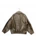 SLY (スライ) SLY FAUX LEATHER ZIP UP BZ(スライ フェイク レザー ジップ アップ ブルゾン) ブラウン サイズ:Free：5000円