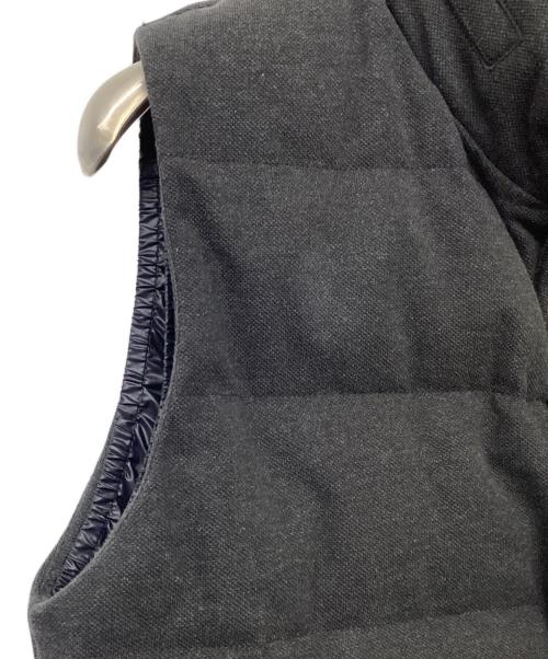 LACOSTE（ラコステ）LACOSTE (ラコステ) コットンピケ ダウンベスト グレー サイズ:Mの古着・服飾アイテム