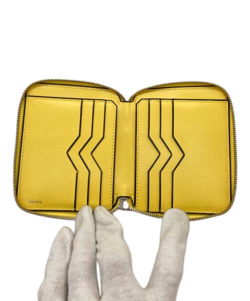 Valextra（ヴァレクストラ）Valextra (ヴァレクストラ) カードケース イエローの古着・服飾アイテム