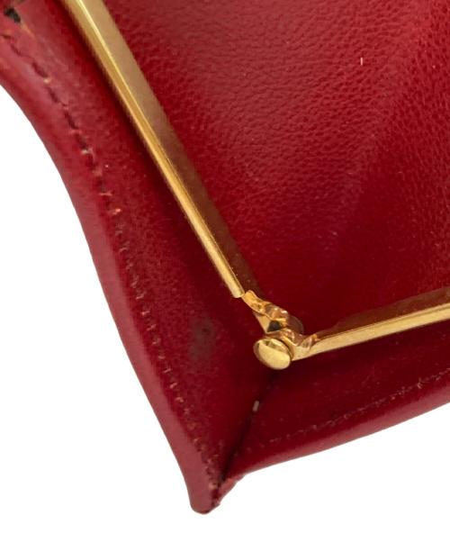 Yves Saint Laurent（イヴサンローラン）Yves Saint Laurent (イヴサンローラン) Yカット ウォレット レッドの古着・服飾アイテム
