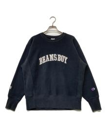 Champion REVERSE WEAVE×BEAMS BOY（チャンピオン リバース ウィーブ×ビームスボーイ）の古着「別注別注リバースウィーブスウェット」｜ネイビー