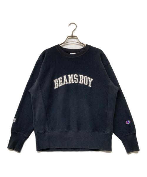Champion REVERSE WEAVE（チャンピオン リバース ウィーブ）Champion REVERSE WEAVE (チャンピオン リバース ウィーブ) BEAMS BOY (ビームスボーイ) 別注別注リバースウィーブスウェット ネイビー サイズ:SIZESの古着・服飾アイテム