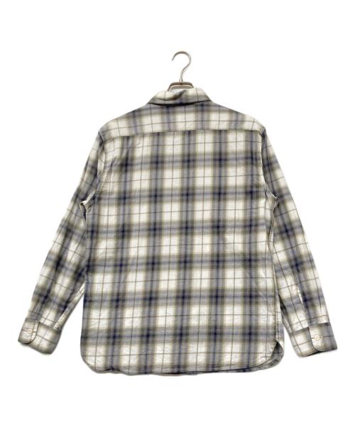 LEVI'S（リーバイス）LEVI'S (リーバイス) Classic Worker Long Sleeve Shirt/クラシック・ワーカー・ロング・スリーブ・シャツ グレー×ホワイト サイズ:Sの古着・服飾アイテム
