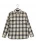 LEVI'S（リーバイス）の古着「Classic Worker Long Sleeve Shirt/クラシック・ワーカー・ロング・スリーブ・シャツ」｜グレー×ホワイト