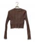 Her lip to (ハーリップトゥ) Random Ribbed Knit Cardigan　(ランダム リブ ニット カーディガン) ブラウン サイズ:sizeM：6000円