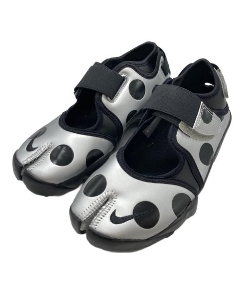 NIKE（ナイキ）NIKE (ナイキ) AIR RIFT BLACK/BLACK-METALLIC SILVER(エア リフト ブラック／ブラックーメタリック シルバー) シルバー×ブラック サイズ:SIZE23㎝の古着・服飾アイテム