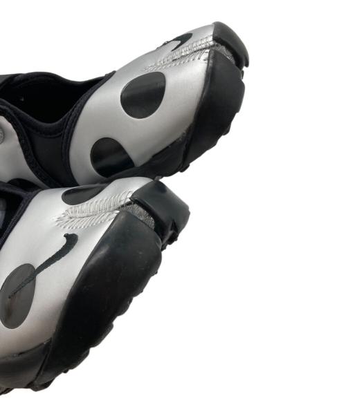NIKE（ナイキ）NIKE (ナイキ) AIR RIFT BLACK/BLACK-METALLIC SILVER(エア リフト ブラック／ブラックーメタリック シルバー) シルバー×ブラック サイズ:SIZE23㎝の古着・服飾アイテム