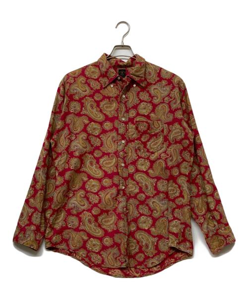 TOWN CRAFT（タウンクラフト）TOWN CRAFT (タウンクラフト) 70s ボタンダウンシャツ レッド サイズ:Lの古着・服飾アイテム