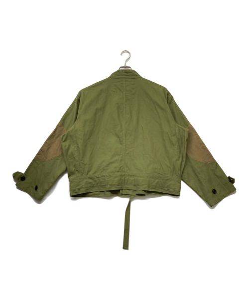 karaku（カラク）karaku (カラク) モーターサイクルジャケット グリーン サイズ:sizeSの古着・服飾アイテム