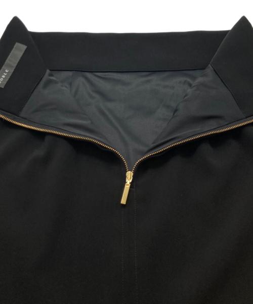 Noble（ノーブル）Noble (ノーブル) ジャージーライクカラータイトスカート ブラック サイズ:size36の古着・服飾アイテム