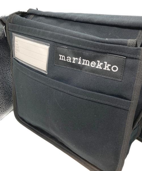 marimekko（マリメッコ）marimekko (マリメッコ) MAGNEETTILAUKKU ショルダーバッグ（マグネッティラウック） ブラックの古着・服飾アイテム