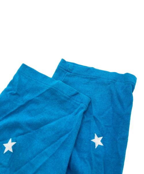 stussy（ステューシー）stussy (ステューシー) ラグランカットソー ブルー×ホワイト サイズ:SIZEMの古着・服飾アイテム
