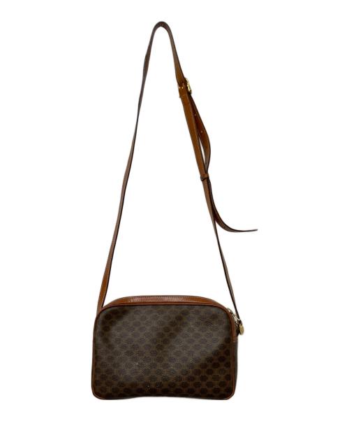 CELINE（セリーヌ）CELINE (セリーヌ) ヴィンテージマカダムショルダーバッグ ブラウンの古着・服飾アイテム