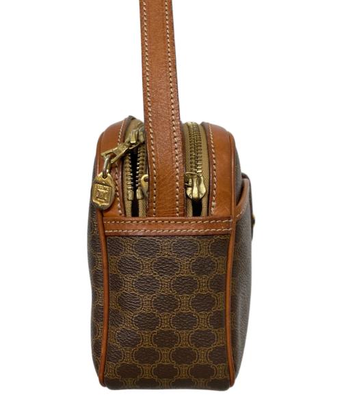CELINE（セリーヌ）CELINE (セリーヌ) ヴィンテージマカダムショルダーバッグ ブラウンの古着・服飾アイテム