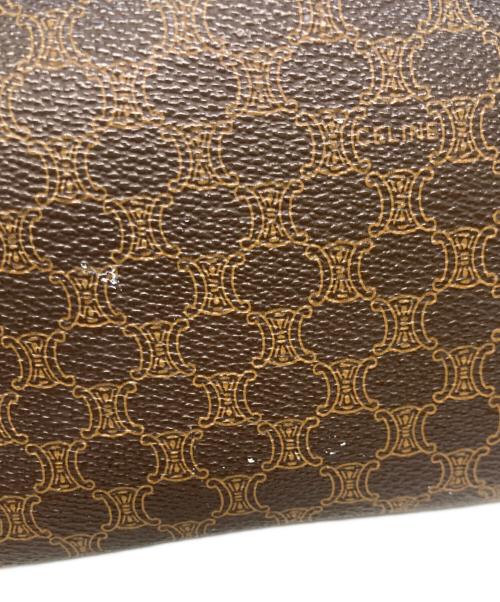 CELINE（セリーヌ）CELINE (セリーヌ) ヴィンテージマカダムショルダーバッグ ブラウンの古着・服飾アイテム