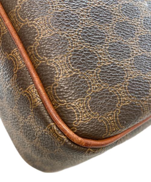 CELINE（セリーヌ）CELINE (セリーヌ) ヴィンテージマカダムショルダーバッグ ブラウンの古着・服飾アイテム