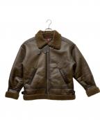 ALPHA INDUSTRIES INCアルファインダストーリーズ）の古着「B-3 フェイクムートンジャケット」｜ブラウン